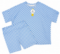 Adult Blue Checks Set