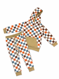 Fall Checks Hoodie / Jogger Set