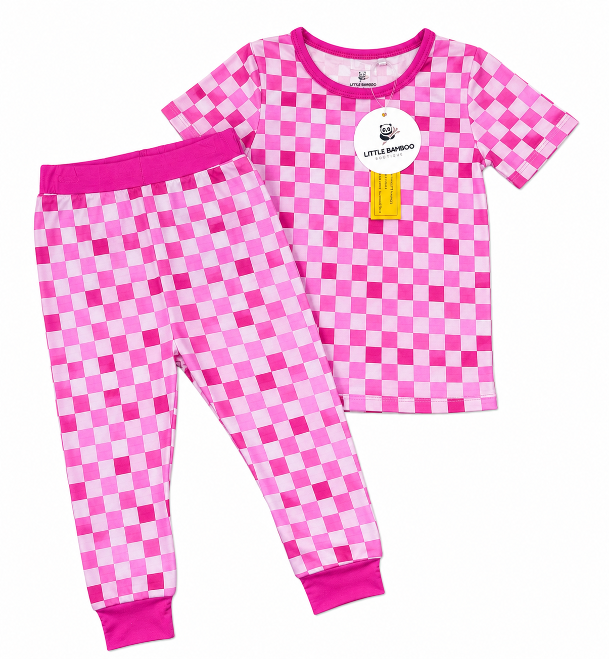 Pink Checks Set