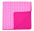 Pink Check Blanket