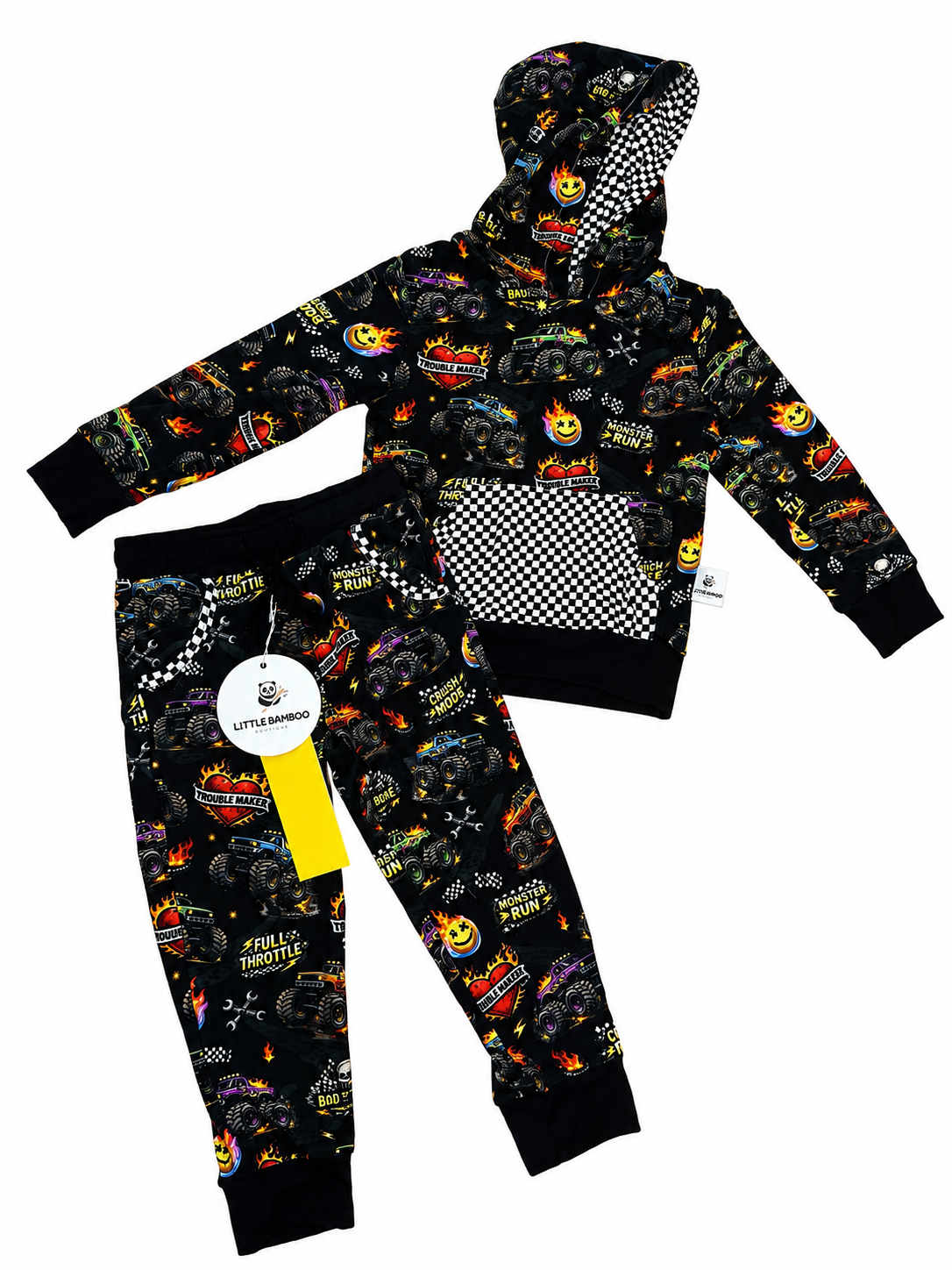 Monster Trucks Hoodie / Jogger Set