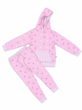Pretty In Pink French Terry Hoodie / Jogger Set