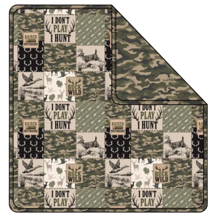BUCKWILD Blanket 50x50