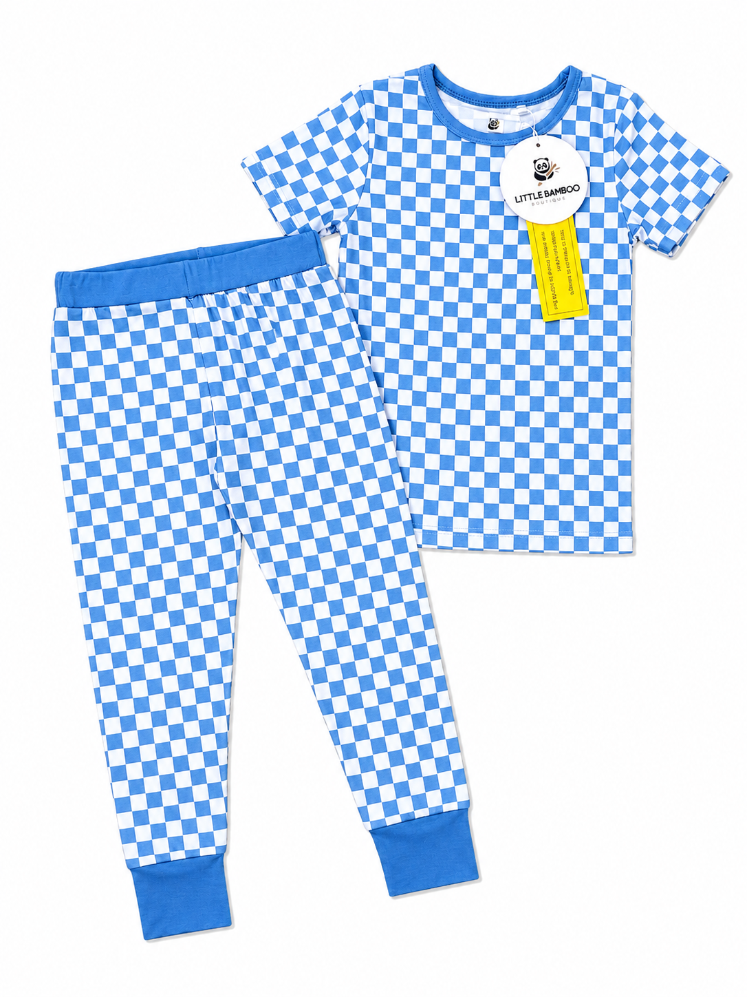 Blue Checks Set