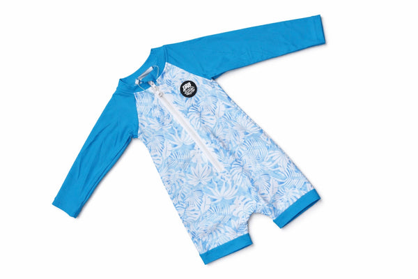 Azure Swim Romper