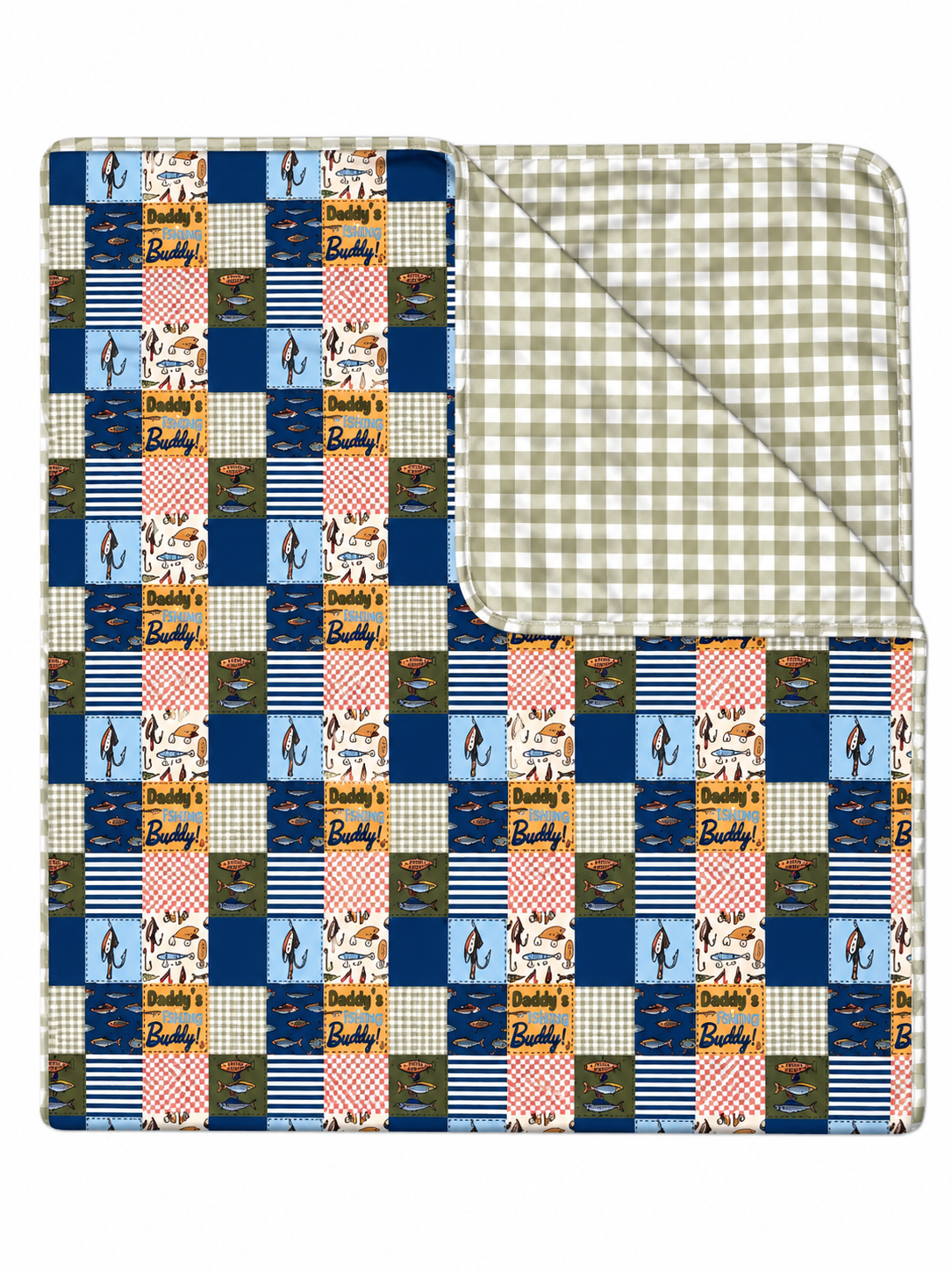 Daddy’s Fishing Buddy Blanket (boy)