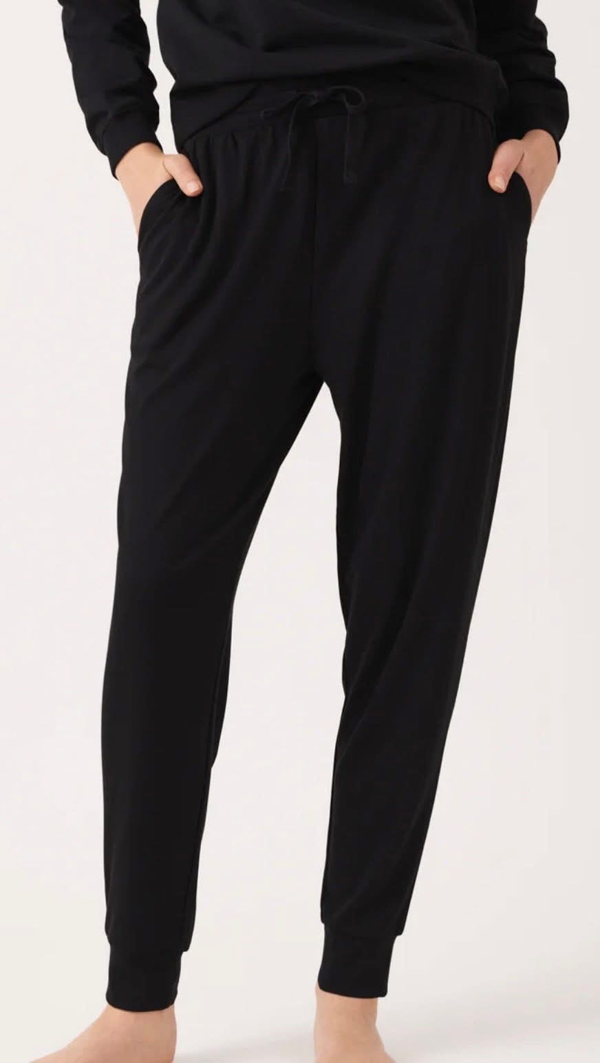Adult Black Joggers